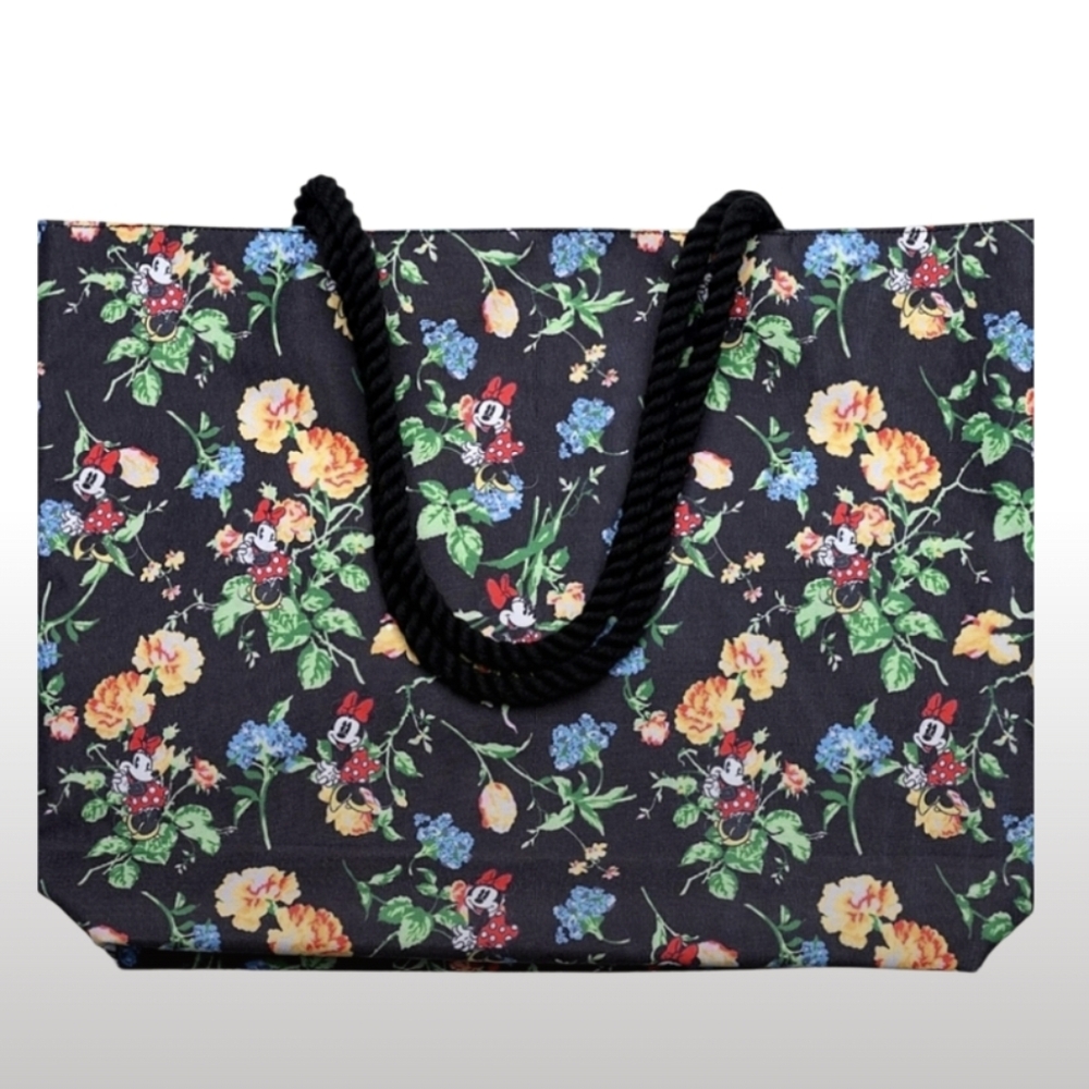 Waterproof Minnie Mouse Floral Tote Rare‎